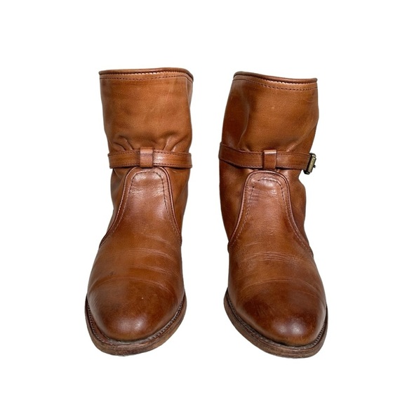 FRYE Dorado Slouchy Buckled Leather Boots - Picture 5 of 11